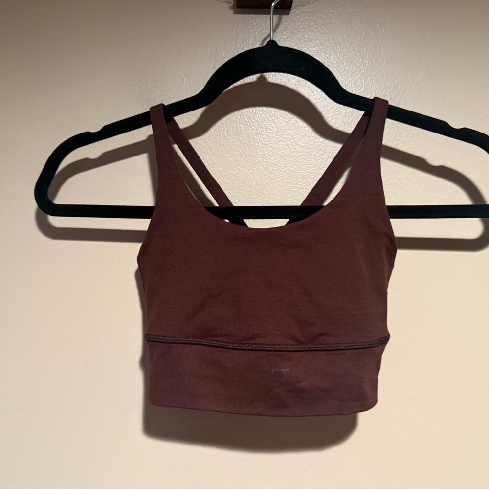 SET Active Dark Brown Sports Bra SculptFlex size XS
